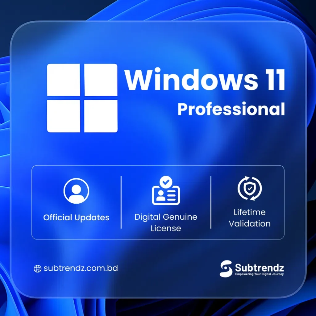 Windows 11 Professional Lifetime License